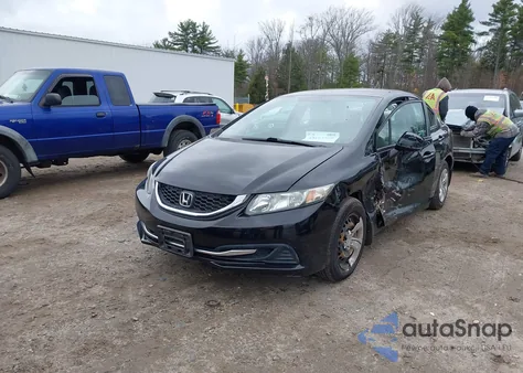 2013 Honda Civic Lx from USA, damaged, VIN 2HGFB2F50DH524724